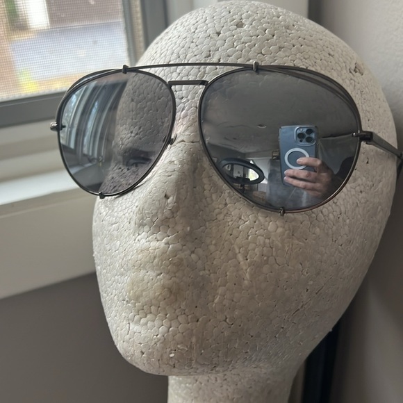 Diff Men’s Aviator Chrome Dark Silver Eyewear Sunglasses - Picture 3 of 10